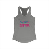 Been there. Beat that. -- Women's Racerback Tank Top