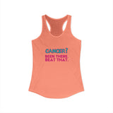 Been there. Beat that. -- Women's Racerback Tank Top