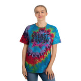 Breast Cancer Baddie Tie-Dye Tee, Spiral