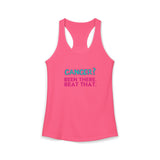 Been there. Beat that. -- Women's Racerback Tank Top