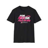 Exclusive FOR HER Race Day Unisex Softstyle Tee (Black & Brown)