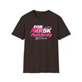 Exclusive FOR HER Race Day Unisex Softstyle Tee (Black & Brown)