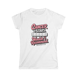 Cancer, 0 Stars. Wouldn't Recommend - Women's Softstyle Graphic Tee