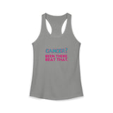 Been there. Beat that. -- Women's Racerback Tank Top