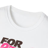 Exclusive FOR HER Race Day Unisex Softstyle Tee (White)