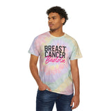 Breast Cancer Baddie Tie-Dye Tee, Spiral