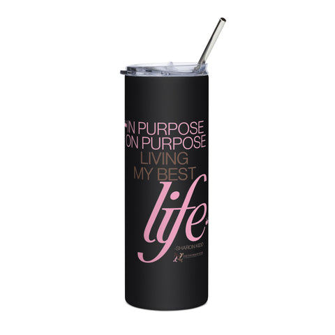 Living my Best Life | Stainless steel tumbler