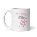 Living My Best Life | White glossy mug