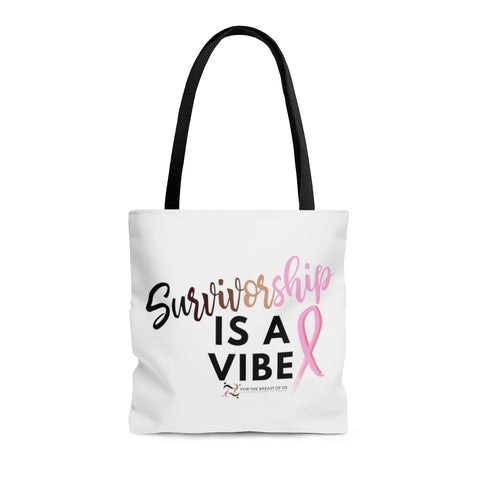 Survivorship is a Vibe Tote Bag