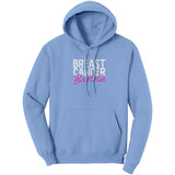 Breast Cancer Baddie (White Logo) Hooded Sweatshirt