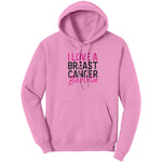 I Love a Breast Cancer Baddie - Unisex Hooded Sweatshirt