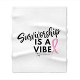 Survivorship is a Vibe Throw Blanket